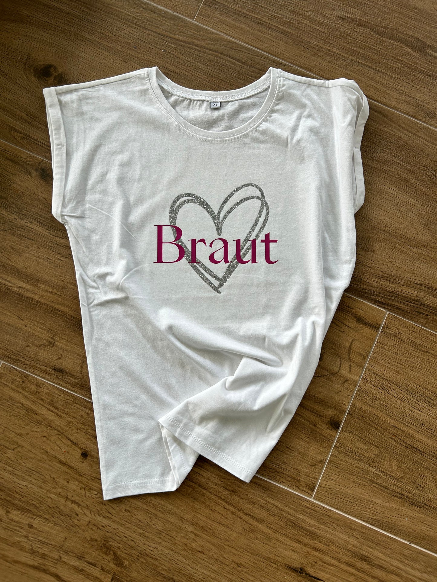 Shirt "Glitzer Braut"